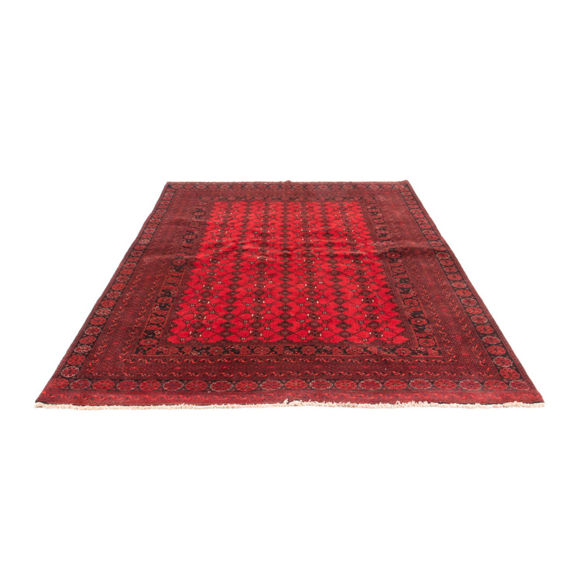 Tapis Turkaman - 257 x 178 cm - rouge