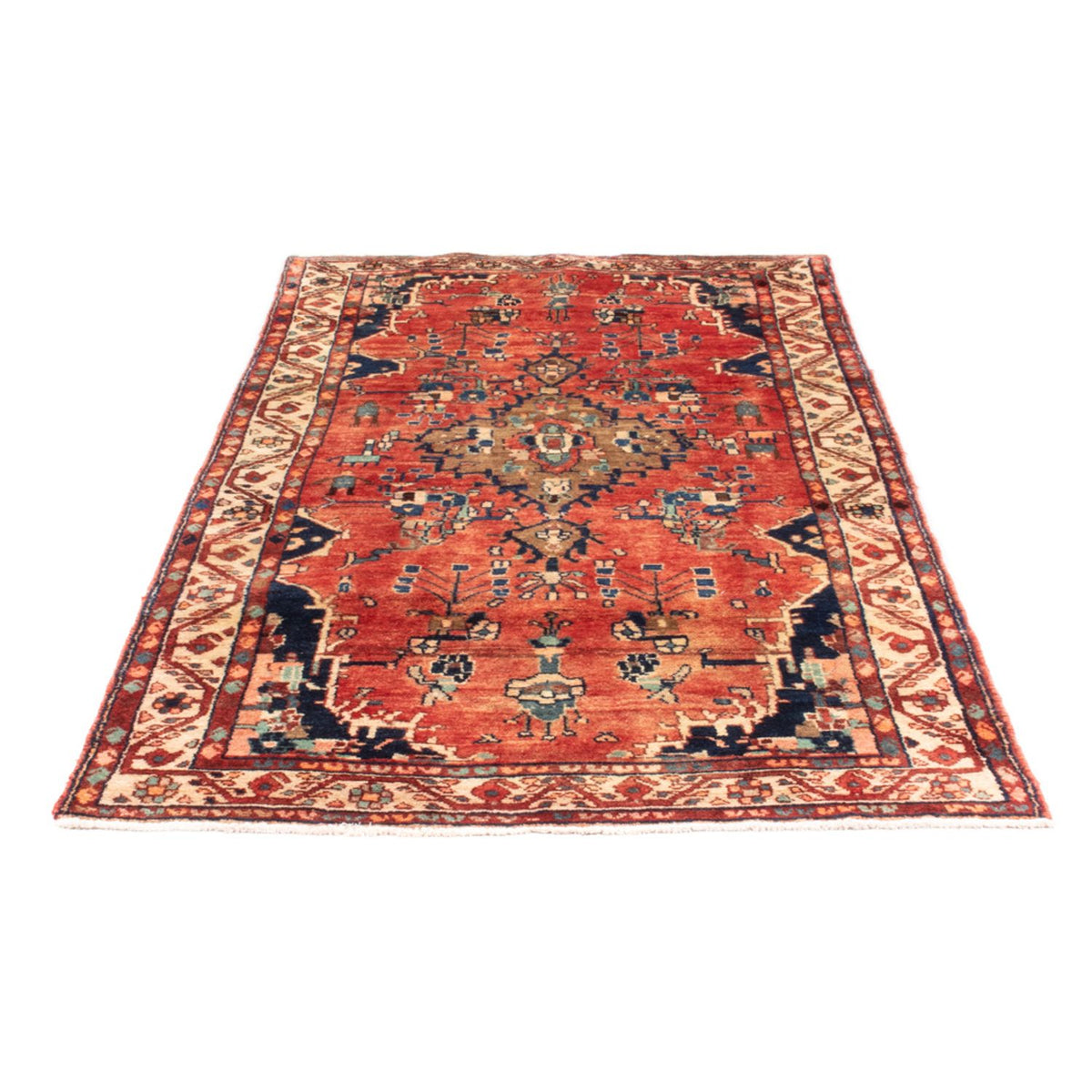Tapis de couloir Tapis persan - Nomadic - 205 x 114 cm - rouge