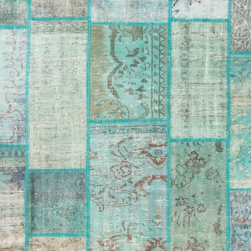 Tapis vintage - 303 x 203 cm - turquoise