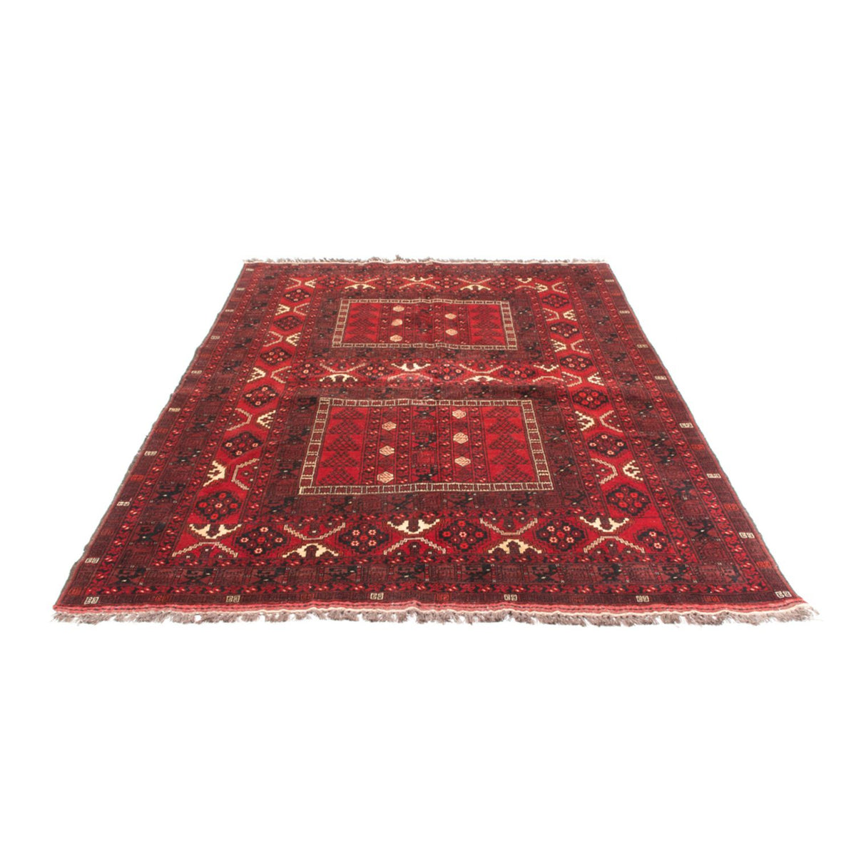 Tapis Turkaman - 244 x 158 cm - rouge
