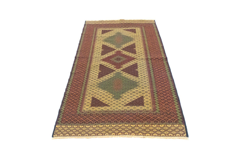Tapis de couloir Tapis Kelim - Oriental - 188 x 85 cm - orange