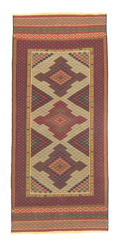 Kilim afghan 88x191cm - marron