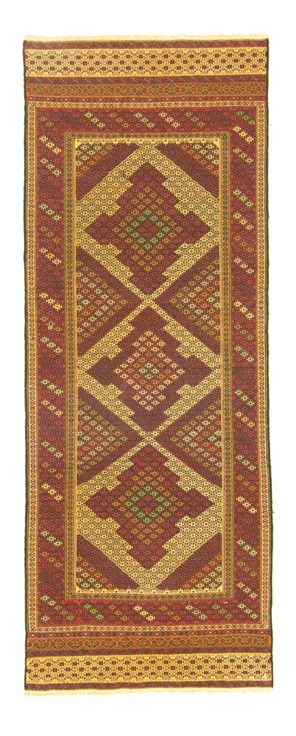 Tapis de couloir Tapis Kelim - Oriental - 212 x 82 cm - multicolore
