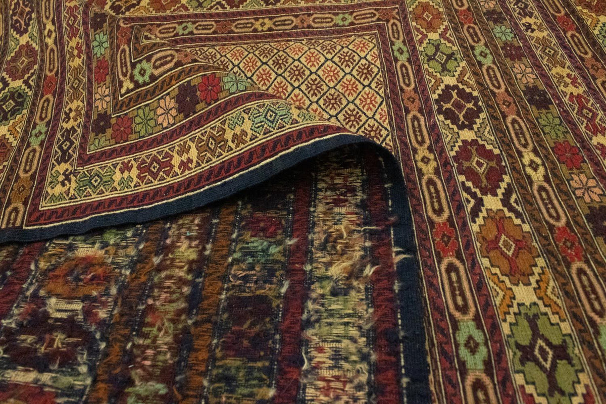 Tapis Kelim - Oriental - 189 x 130 cm - marron