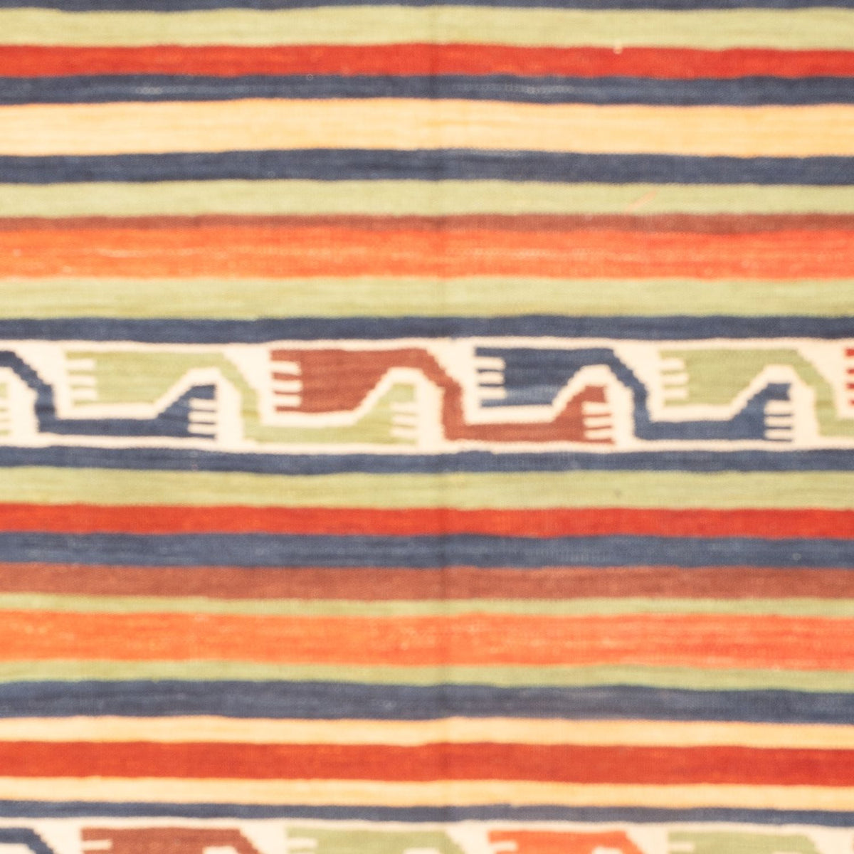 Tapis Kelim - Oriental - 202 x 154 cm - multicolore