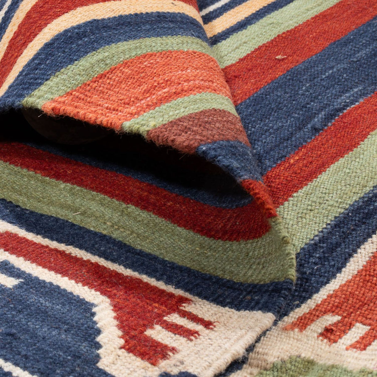 Tapis Kelim - Oriental - 202 x 154 cm - multicolore