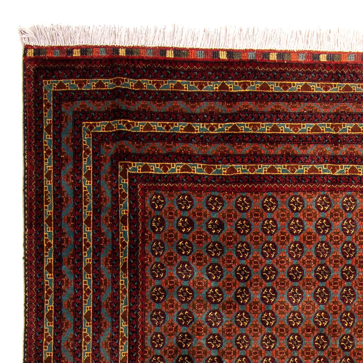 Tapis afghan - Boukhara - 304 x 200 cm - multicolore