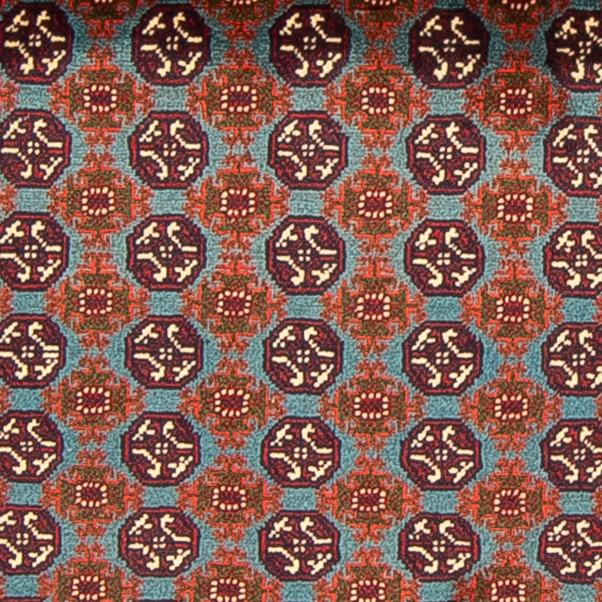 Tapis afghan - Boukhara - 150 x 100 cm - multicolore