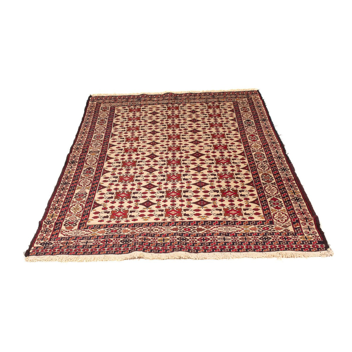 Tapis Kelim - Oriental - 200 x 126 cm - marron clair