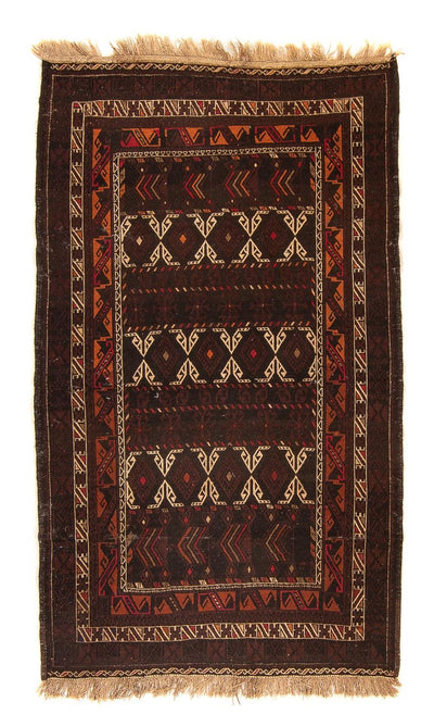 Kilim afghan 118x178cm - marron