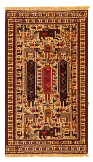 Tapis Kelim - Oriental - 200 x 122 cm - beige