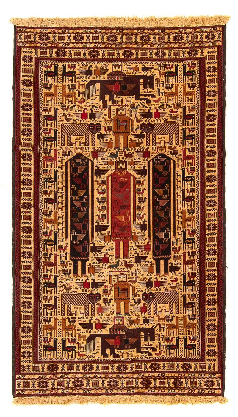 Tapis Kelim - Oriental - 200 x 122 cm - beige