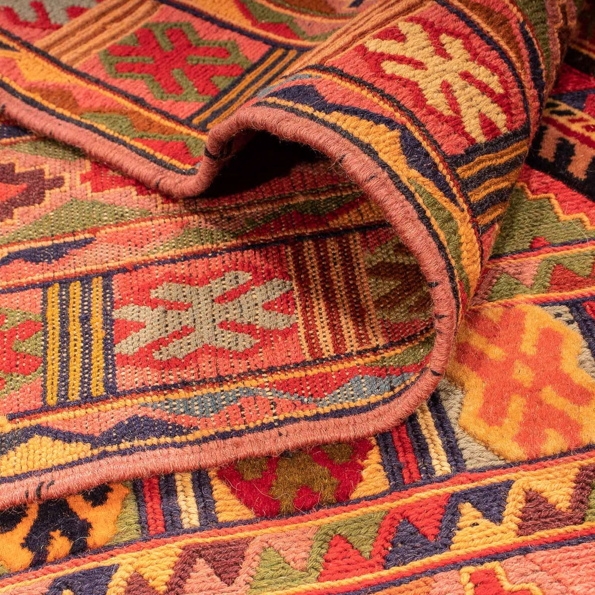 Tapis Kelim - Oriental - 180 x 142 cm - multicolore