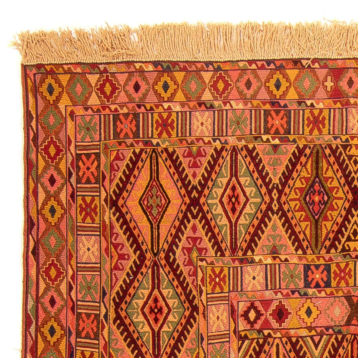 Tapis Kelim - Oriental - 174 x 138 cm - multicolore