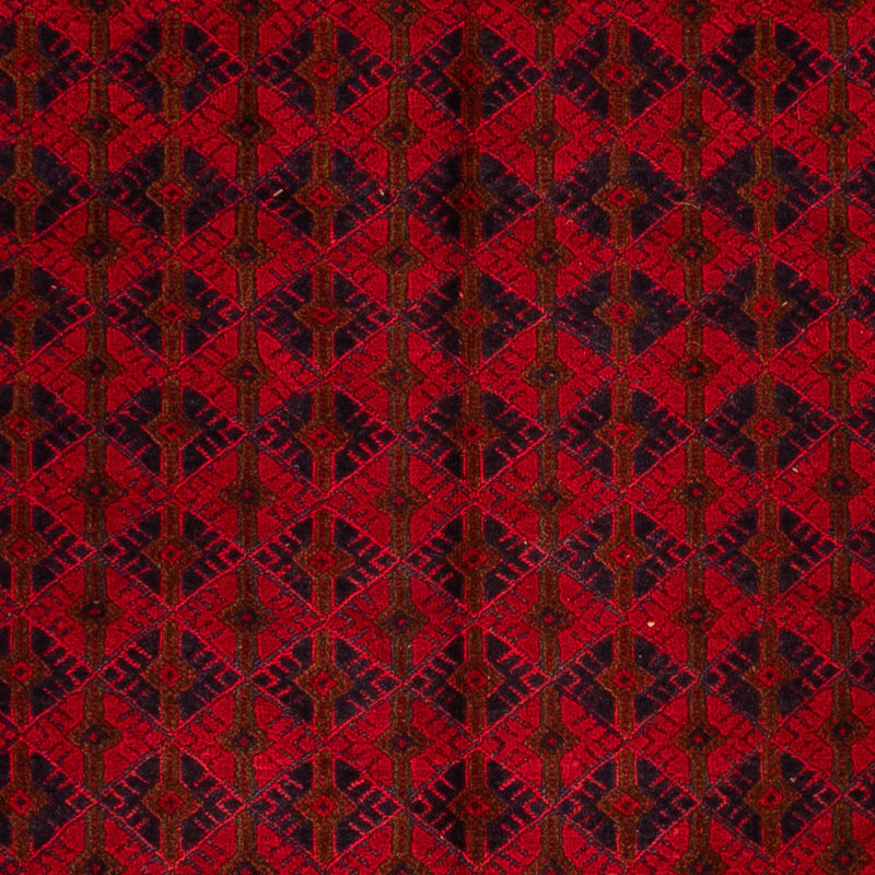 Tapis Kelim - Oriental - 199 x 141 cm - rouge foncé
