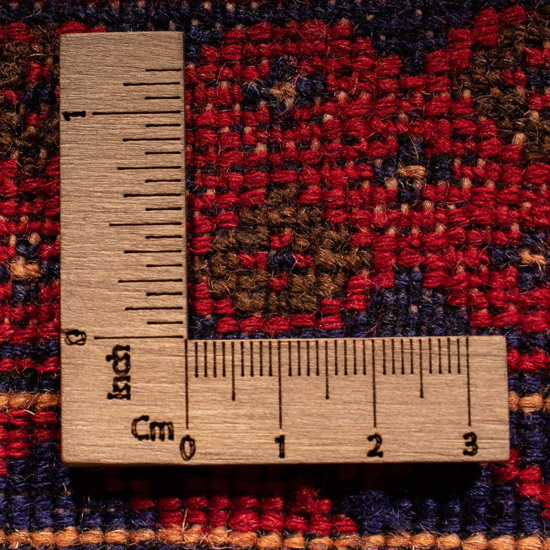 Tapis Kelim - Oriental - 198 x 151 cm - rouge foncé