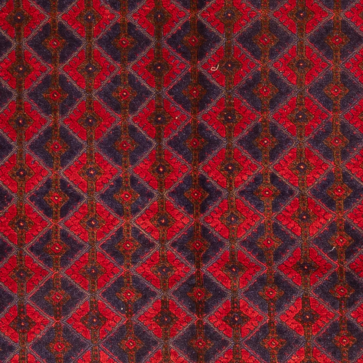 Tapis Kelim - Oriental carré  - 187 x 158 cm - rouge foncé