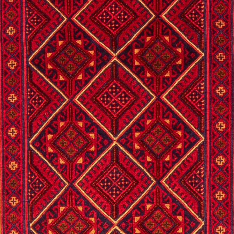 Tapis de couloir Tapis Kelim - Oriental - 280 x 69 cm - rouge foncé