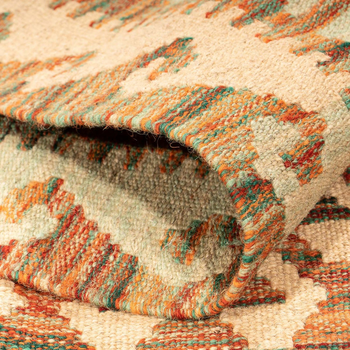 Tapis Kelim - Splash - 155 x 98 cm - multicolore