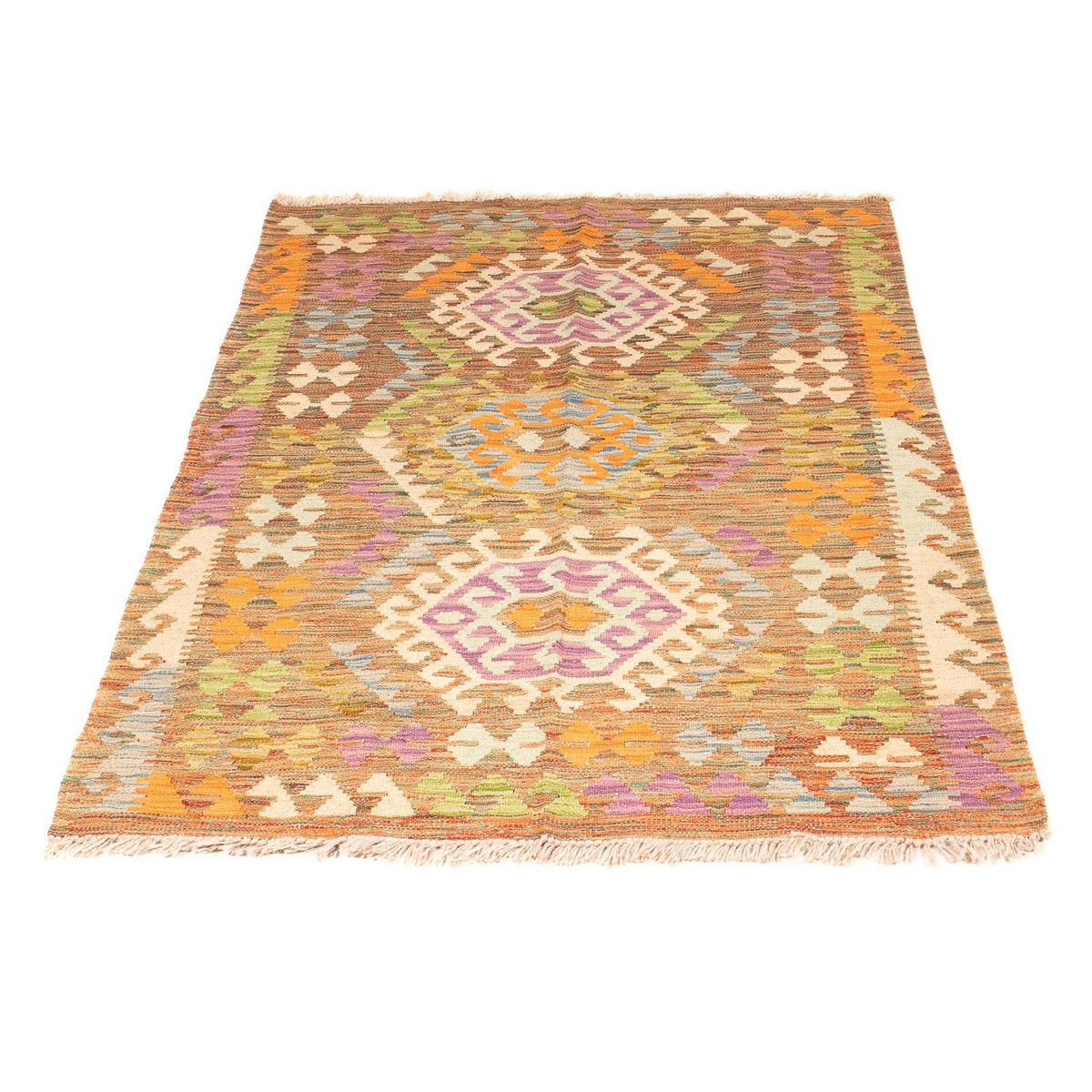 Tapis Kelim - Splash - 155 x 98 cm - multicolore