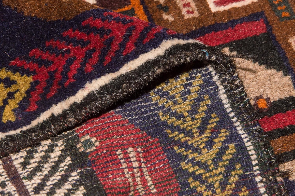 Tapis Belutsch - 140 x 85 cm - multicolore