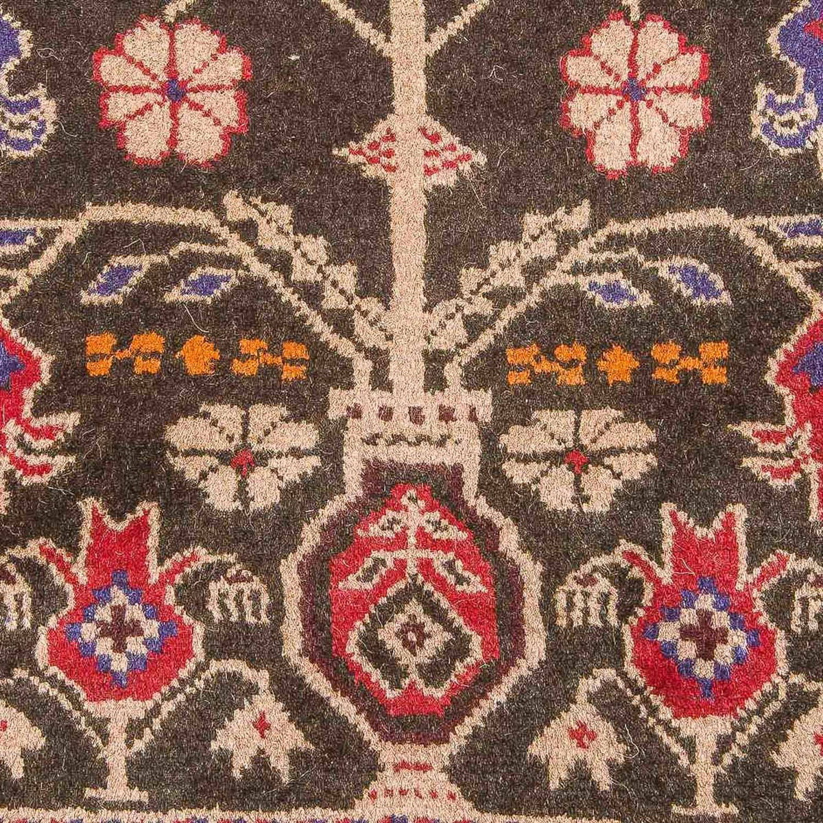 Tapis Belutsch - 133 x 77 cm - marron