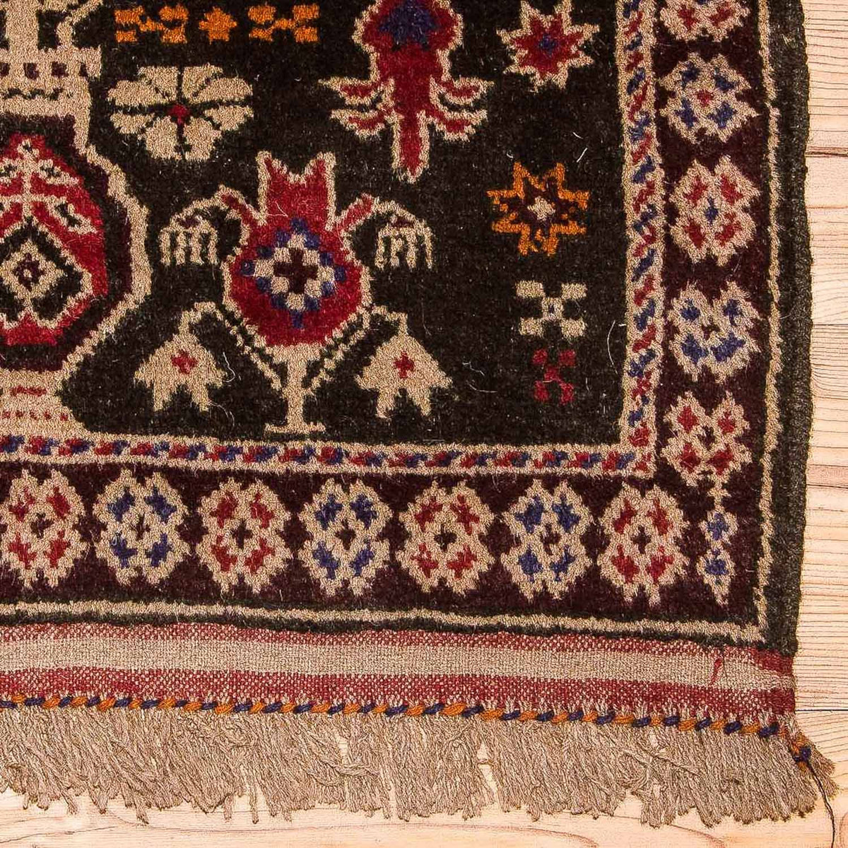 Tapis Belutsch - 133 x 77 cm - marron