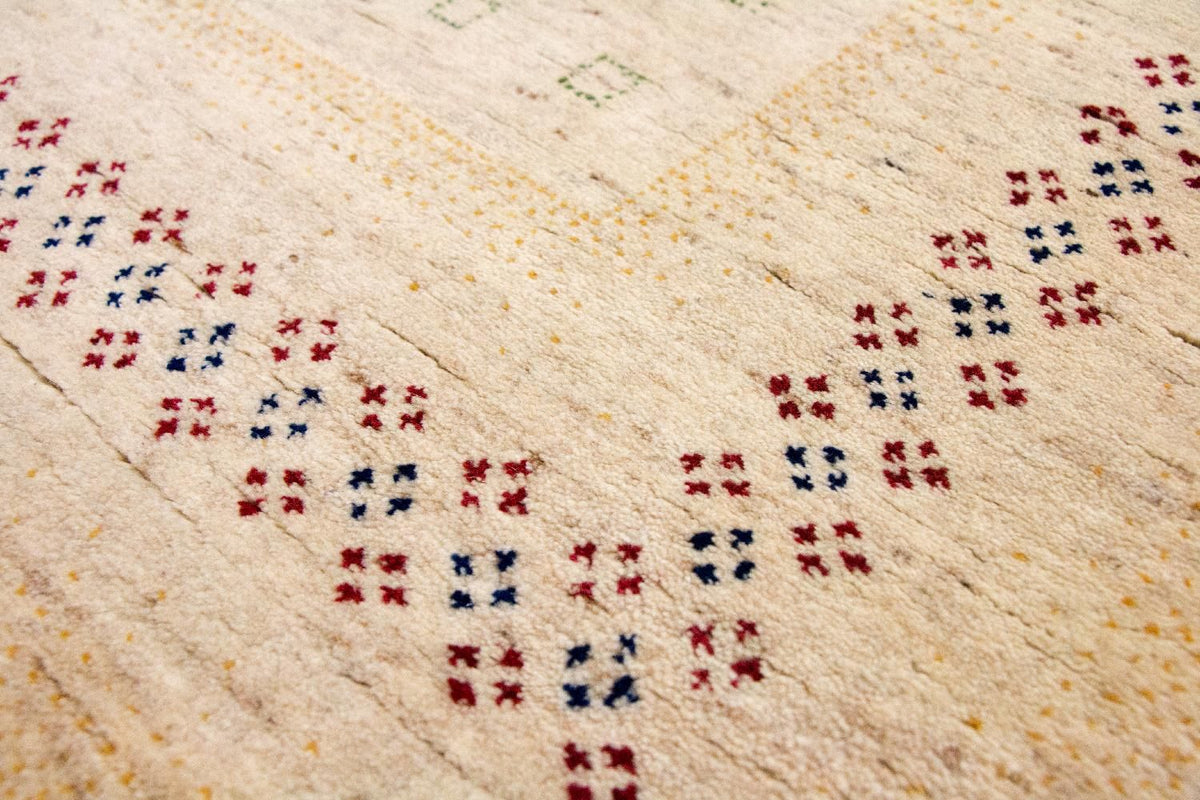 Tapis Gabbeh - Loribaft Persan - 400 x 300 cm - beige