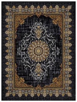 Tapis oriental tissé - Saffron Sensations - rectangle
