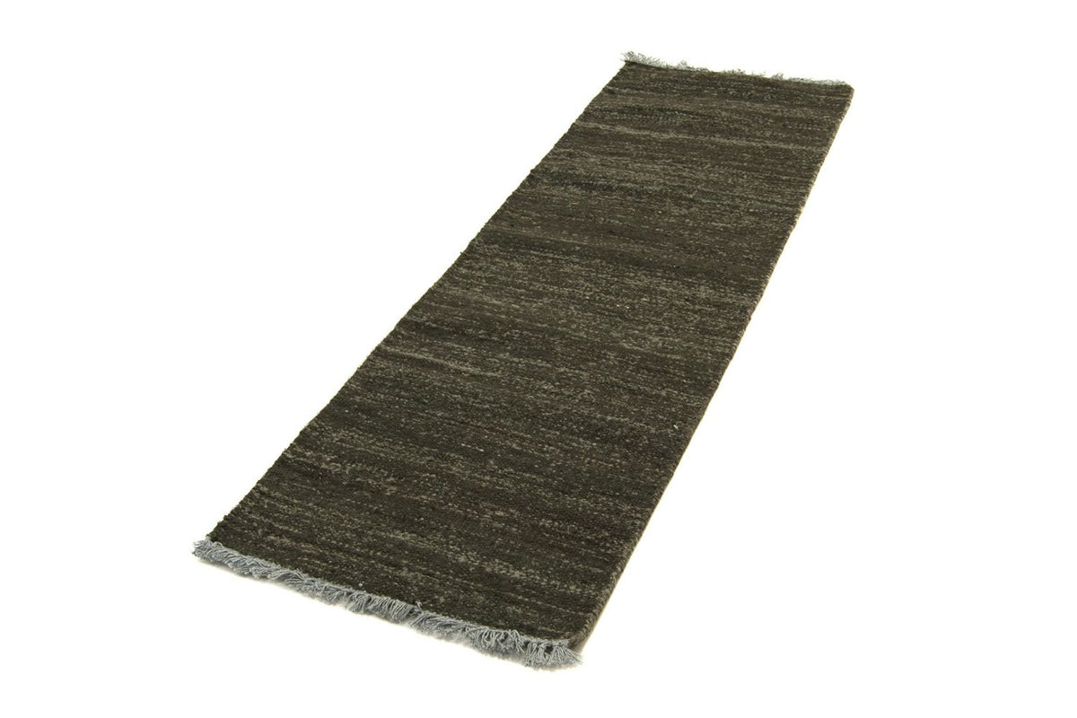 Tapis de couloir Tapis Kelim - Tendance - 200 x 70 cm - noir