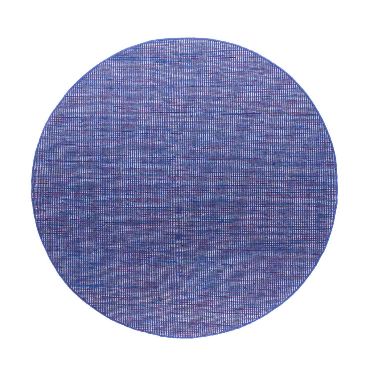 Tapis Kelim - Tendance ronde  - 200 x 200 cm - bleu