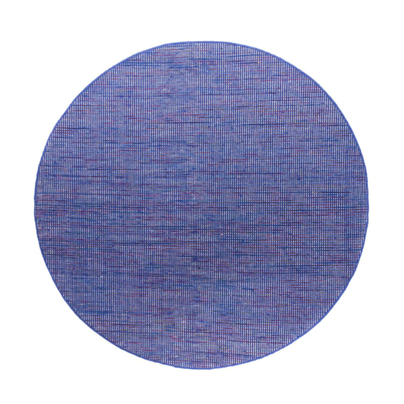 Tapis Kelim - Tendance ronde  - 200 x 200 cm - bleu