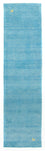 Tapis de couloir Tapis Gabbeh - Indus - 200 x 80 cm - bleu clair