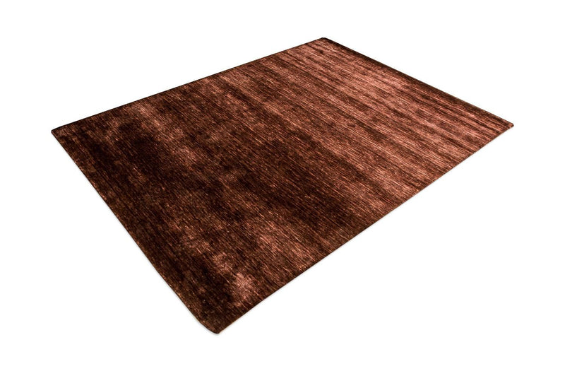Tapis en laine - 250 x 200 cm - chocolat clair