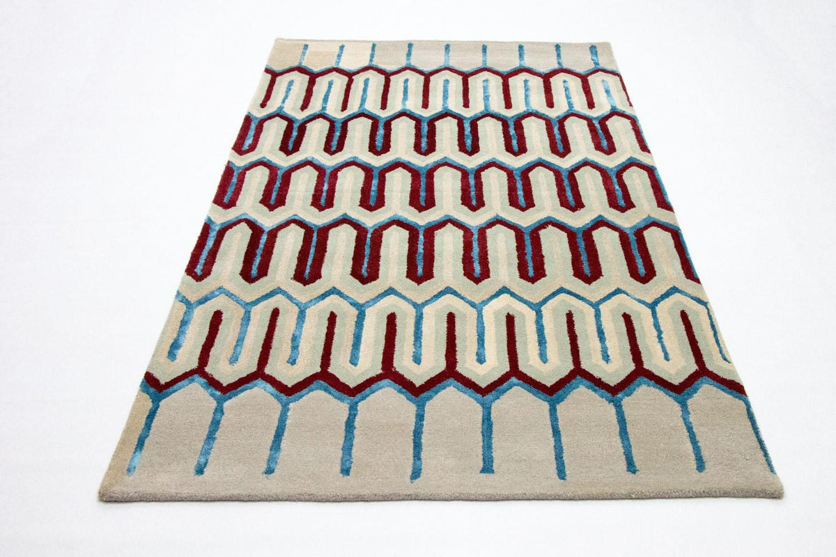 Tapis design - 241 x 156 cm - beige