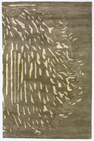 Tapis design - 242 x 153 cm - marron