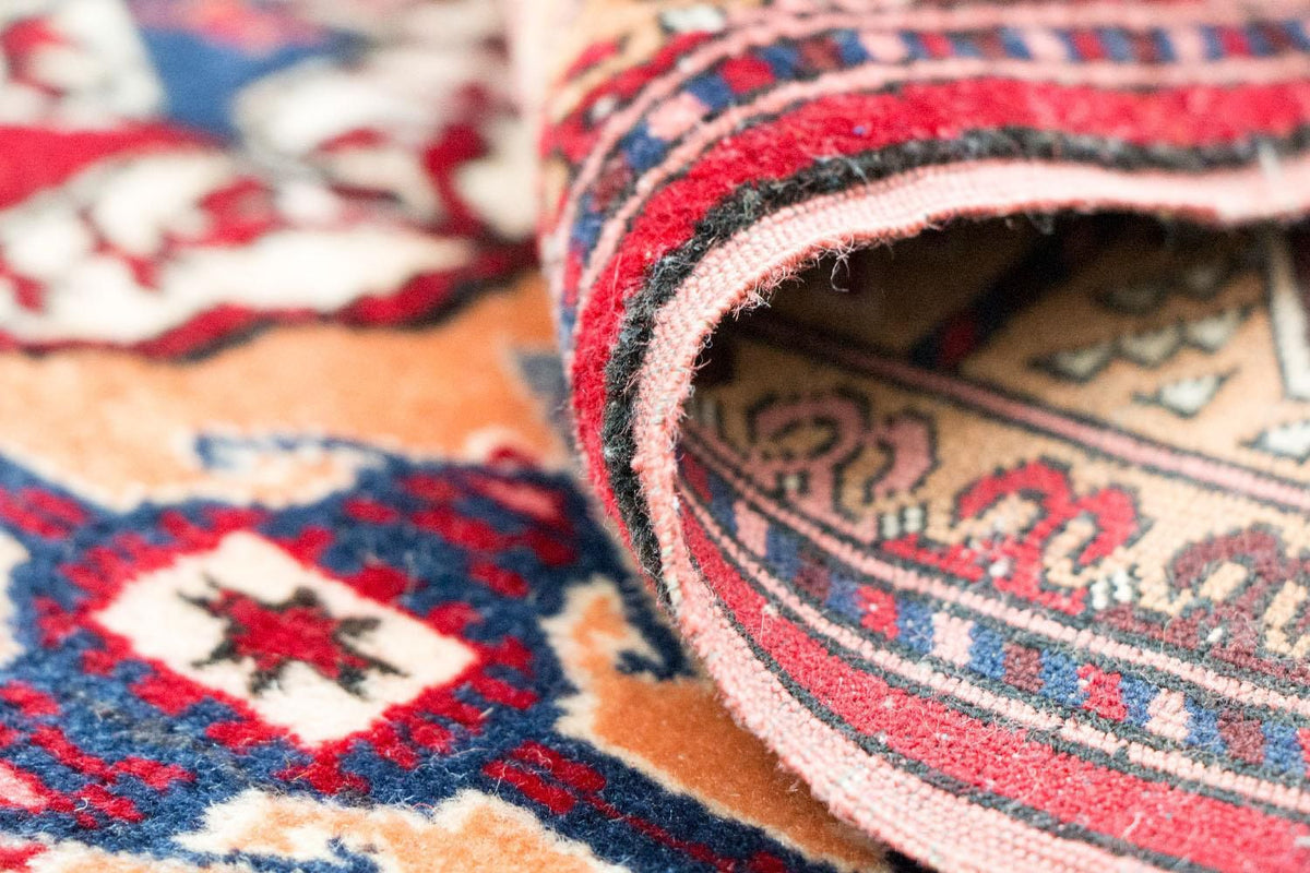 Tapis afghan - Boukhara - 170 x 120 cm - saumon