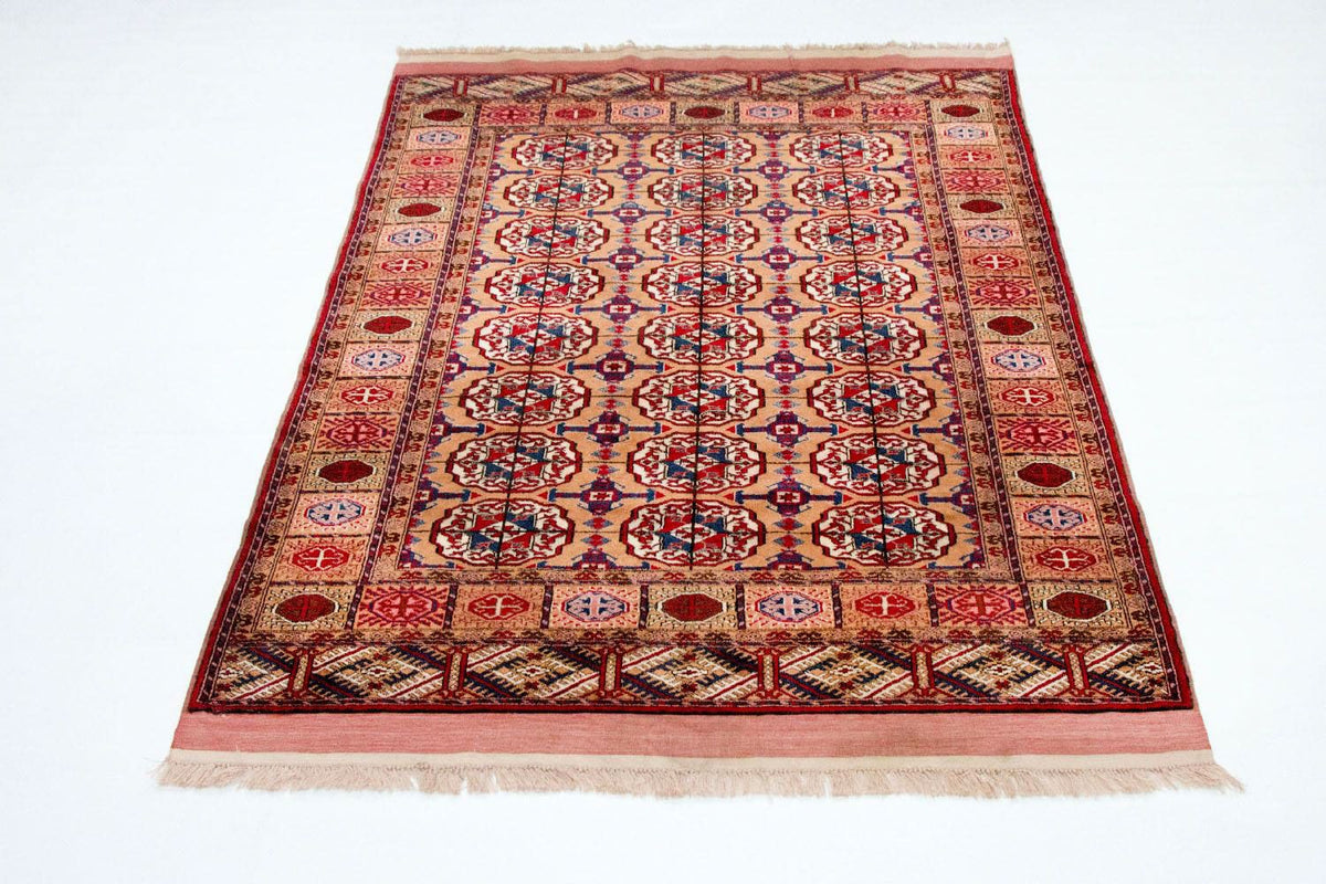 Tapis afghan - Boukhara - 170 x 120 cm - saumon