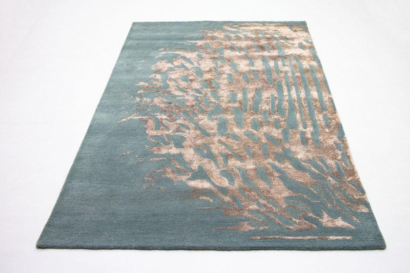 Tapis design - 242 x 153 cm - bleu