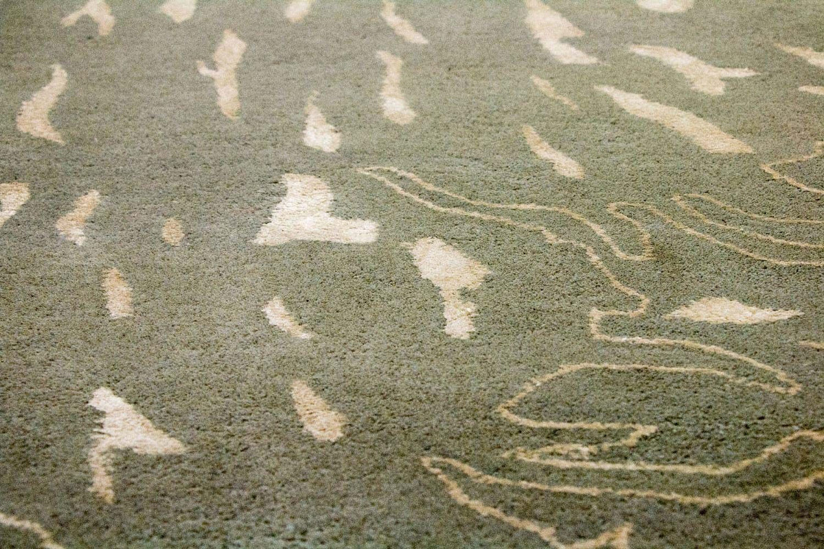Tapis design - 242 x 152 cm - gris