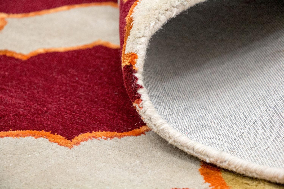 Tapis en laine - 243 x 152 cm - beige