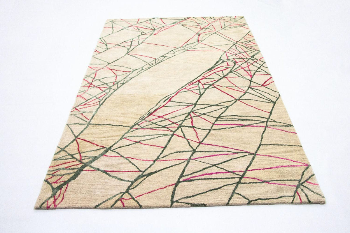 Tapis design - 242 x 154 cm - beige