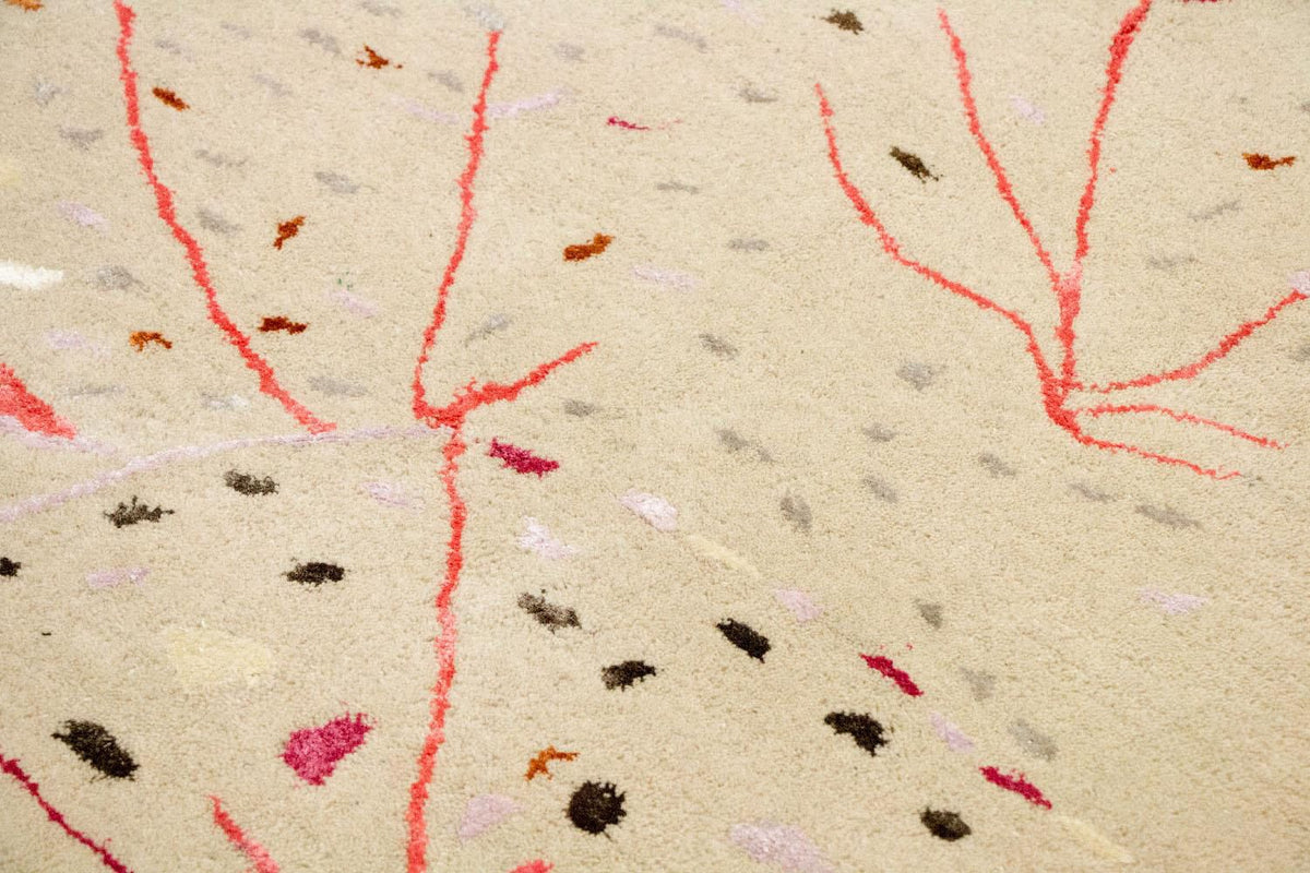 Tapis design - 244 x 155 cm - beige