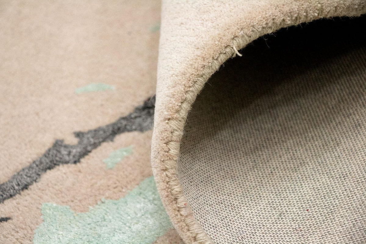 Tapis design - 179 x 121 cm - beige