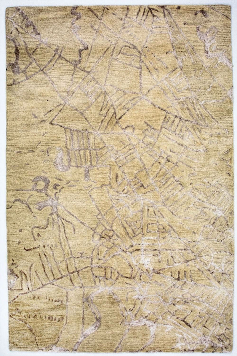 Tapis design - 243 x 152 cm - multicolore