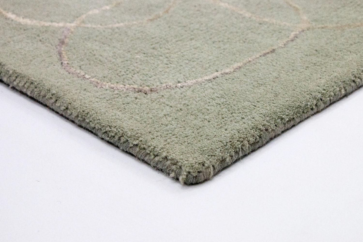 Tapis design - 239 x 150 cm - argent