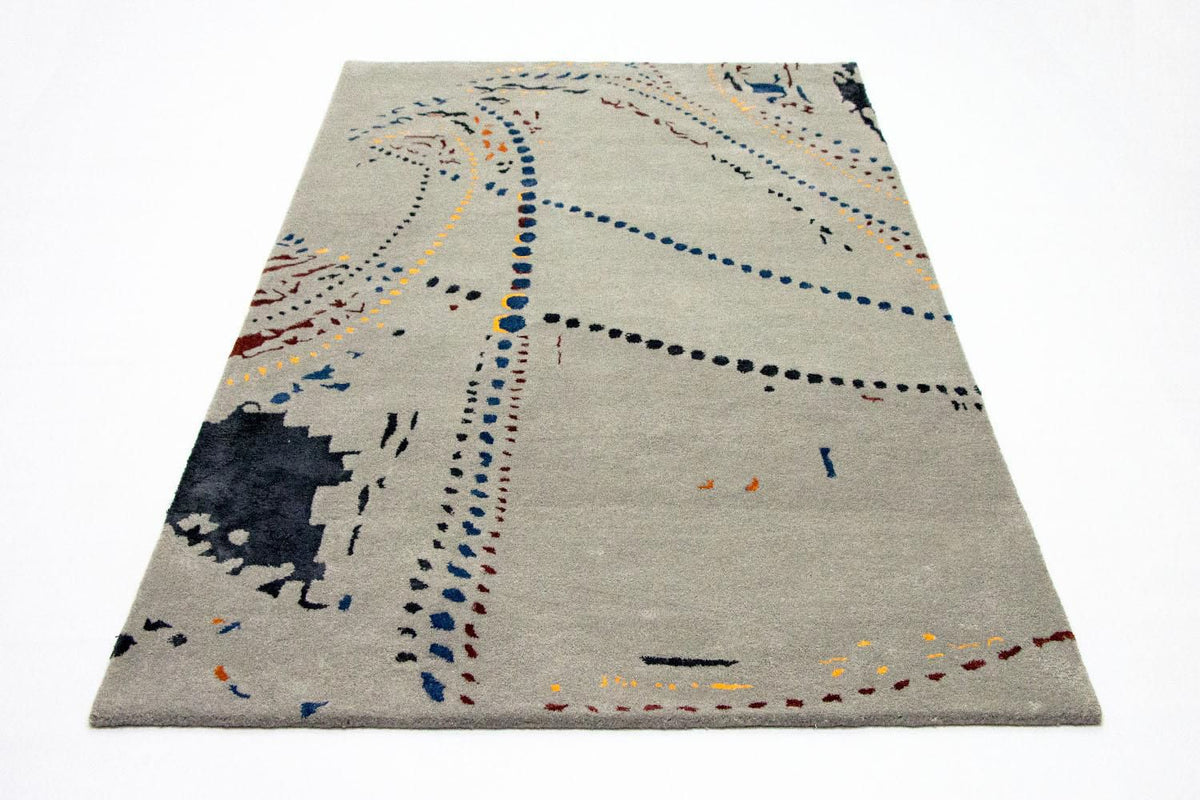 Tapis design - 242 x 155 cm - marron