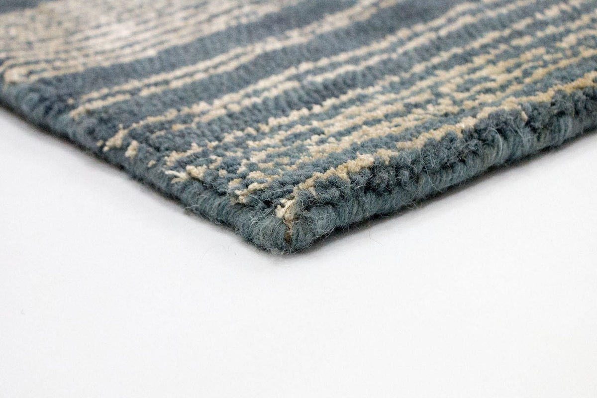 Tapis design - 246 x 154 cm - bleu