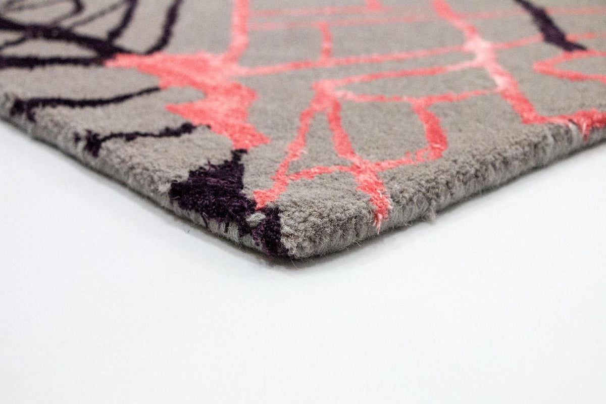 Tapis design - 241 x 151 cm - multicolore