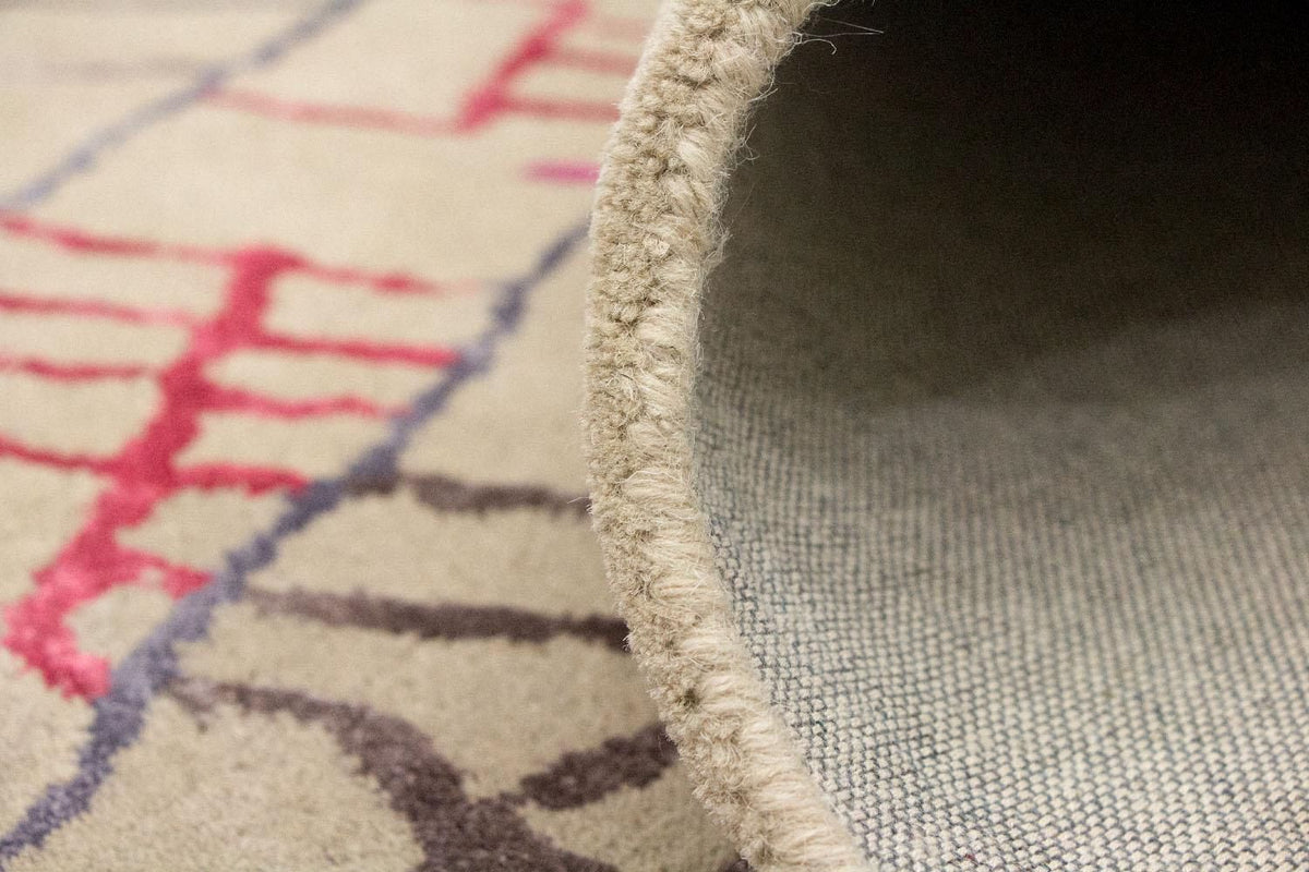 Tapis design - 241 x 152 cm - multicolore